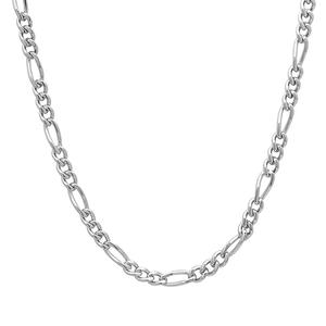 Mens Gentlemens Classics(tm) 24in. Figaro Chain Necklace