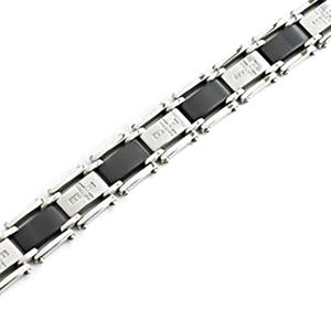 Mens Gentlemen's Classics(tm) Stainless Steel Two-Tone Bracelet