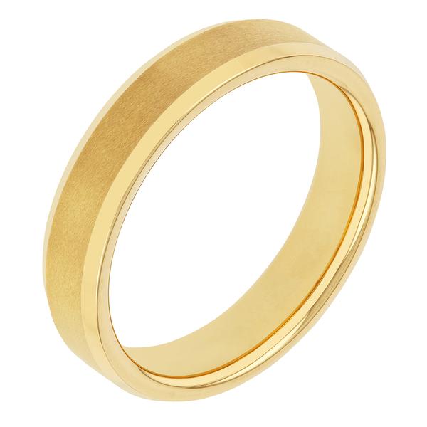 Mens Endless Affection(tm) Gold-Tone Tungsten Wedding Band alternate view