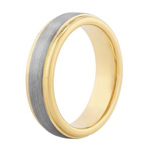 Mens Gentlemens Classics(tm) Two-Tone Tungsten Ring alternate view