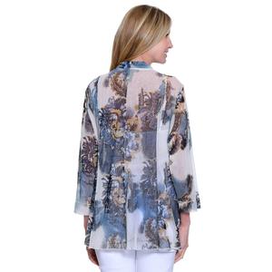 Womens Ali Miles 3/4 Dolman Sleeve Graffiti Kimono alternate view