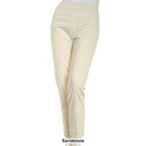 Womens Multiples Slim-Sation Solid Pull On Ankle Pants alternate view