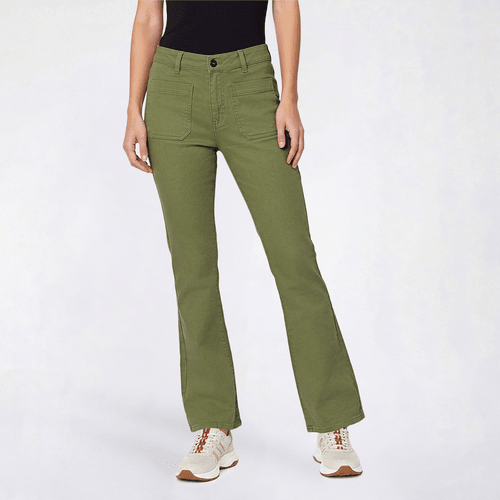 Womens da-sh Twill Patch Pocket Bootcut Jeans alternate view