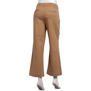 Womens da-sh Twill Wide Leg Front Patch Pocket Pants alternate view