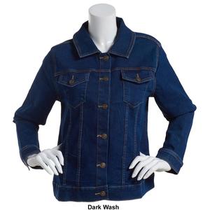 Womens da-sh Long Sleeve Denim Jacket alternate view