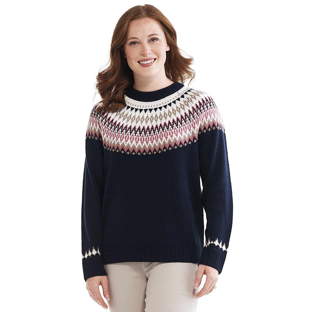 Plus Size Erika Fair Isle Sweater