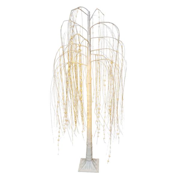 7ft. LED Artificial White Willow Tree