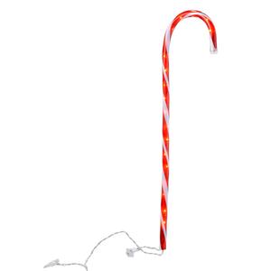 28in. Lighted Candy Cane Lawn Stake