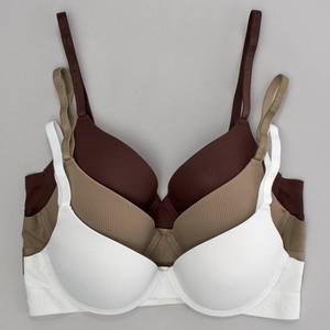 Womens Danskin 3pk. Bonded Microfiber Underwire Bras DS3491-3PKN alternate view