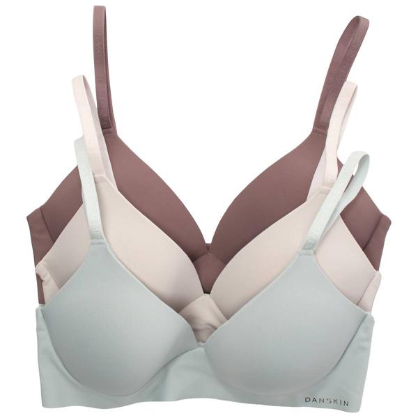 Womens Danskin 3pk. Wire-Free Bras - DS3930-3PKAT