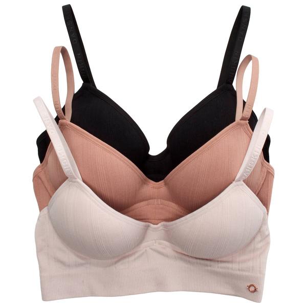 Womens Danskin 3pk Seamless Molded Wire-Free Bra DS3951-3PKH alternate view