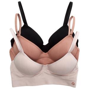 Womens Danskin 3pk Seamless Molded Wire-Free Bra DS3951-3PKH alternate view