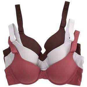 Womens Danskin 3pk. Microfiber Rib Underwire Bras - DS6677-3PKX alternate view