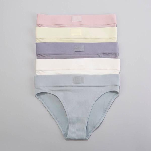 Womens Danskin 5pk. Mid-Rise Bikini Panties DS3620-5PKA1
