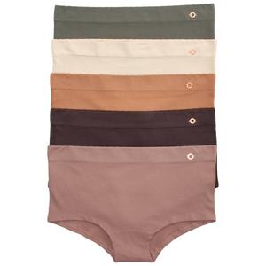 Womens Danskin 5pk Seamless Hipster Panties w/ Rib DS3623-5PKAC alternate view