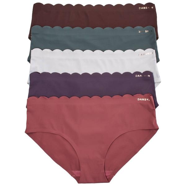 Womens Danskin 5pk. Microfiber Hipster Panties - DS7254-5PKBL alternate view