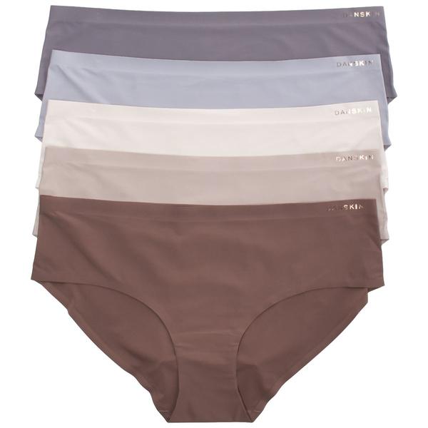 Womens Danskin Laser Bonded Edge Hipster Panties-DS9151-5PKAR