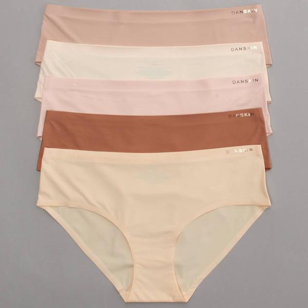 Womens Danskin 5pk. Metal Logo Hipster Panties - DS9151-5PKW alternate view