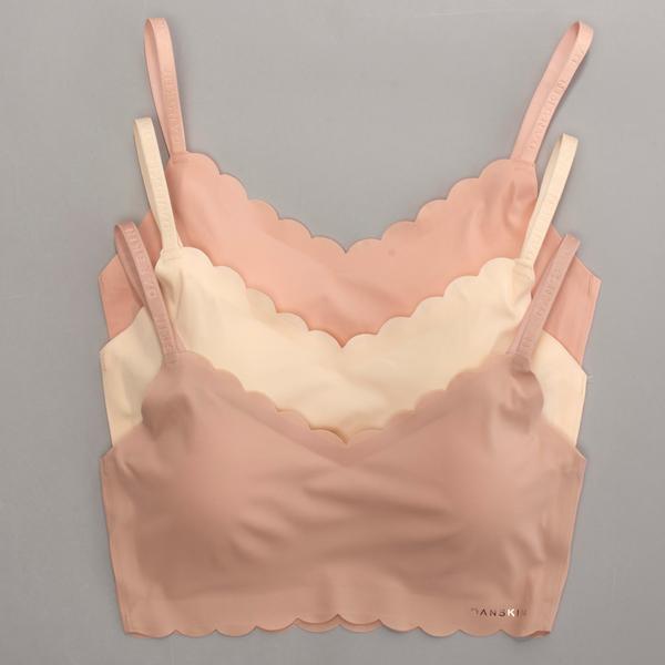 Womens Danskin 3pk. Laser Scallop Bralette - DS6328-3PKBD alternate view
