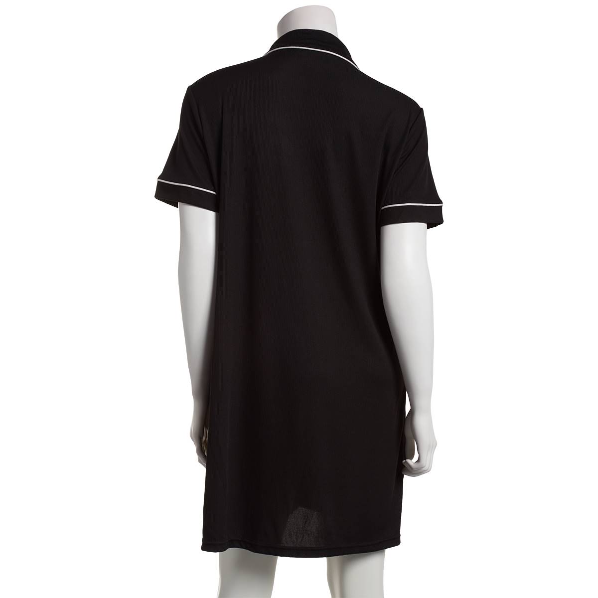 Womens Nicole Miller Short Sleeve Rib Notch Collar Nightshirt