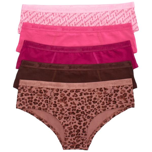 Womens Juicy Couture 5pk. Hipster Panties - JC6555-5PKBZ