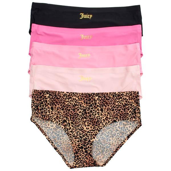 Womens Juicy Couture 5pk. Hipster Panties - JC7706-5PKJ