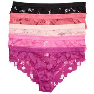 Juniors Juicy Couture 5pk. Lace Bikinis Panties JC8203-5PKCU