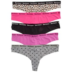 Womens Juicy Couture 5pk. Bonded Micro Thong Panties-JC8239-5PKFE alternate view