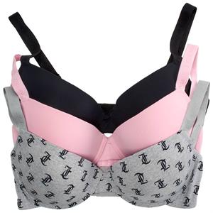 Juniors Plus Juicy Couture 3pk. Micro Underwire Bras JC2801-3PKCD alternate view