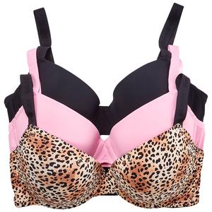 Juniors Juicy Couture 3pk. Jacquard Push-Up Bras - JC2801-3PKCZ alternate view
