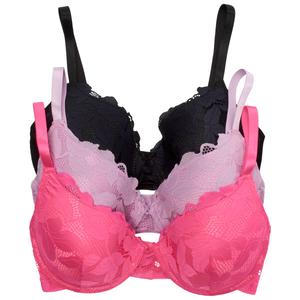 Juniors Plus Juicy Couture 3pk.Push Up w/Logo Band JC3972-3PKJ alternate view