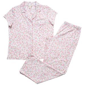 Womens Laura Ashley(R) Short Sleeve Blooming Meadow Pajama Set alternate view