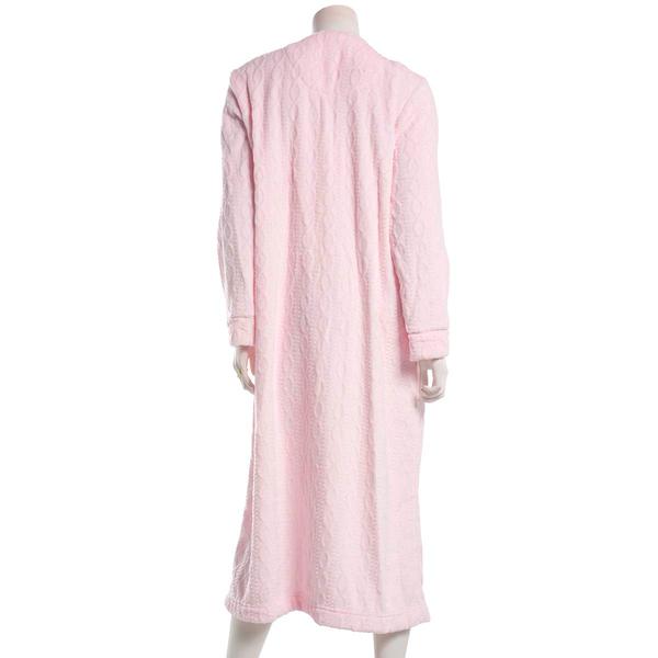 Womens Laura Ashley(R) Long Sleeve Luxe Plush Robe alternate view