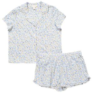 Womens Laura Ashley(R) Short Sleeve Pajama Set