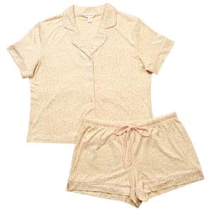 Womens Laura Ashley(R) Short Sleeve Pajama Set