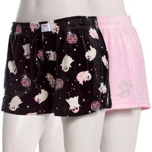 Womens Trick or Treat Sleep Rhinestone Ghost Pajama Bottoms