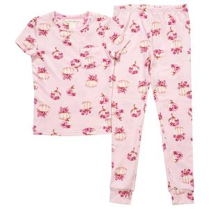 Girls (5-6x) Laura Ashley(R) Floral Pumpkins Joggers Pajama Set alternate view