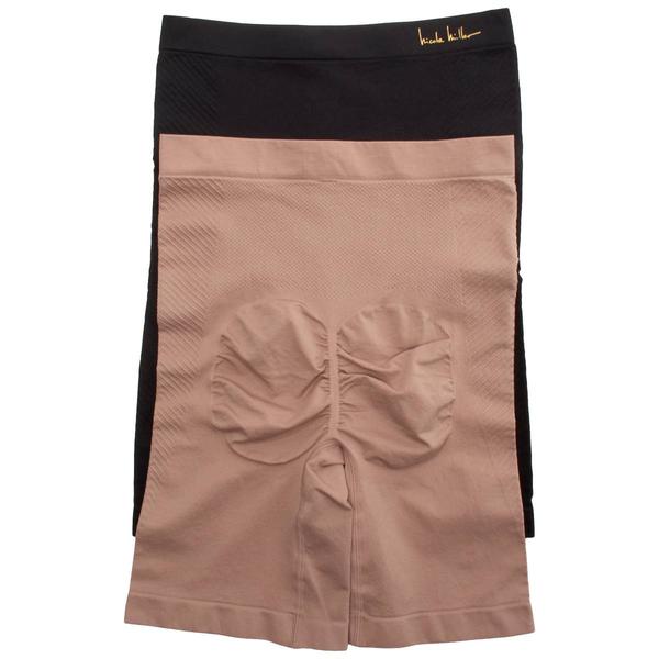Womens Nicole Miller Shapewear Bottoms - NM7327-2PKH