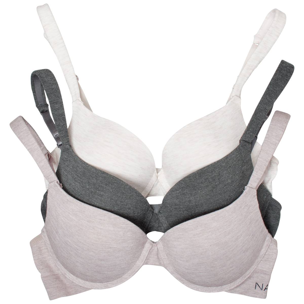 Womens Nautica 3pk. Super Soft T-Shirt Bras NT6835-3PKT