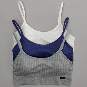 Womens Nautica 3pk. Square Neck Seamless Bralettes - NT1013-3PKX