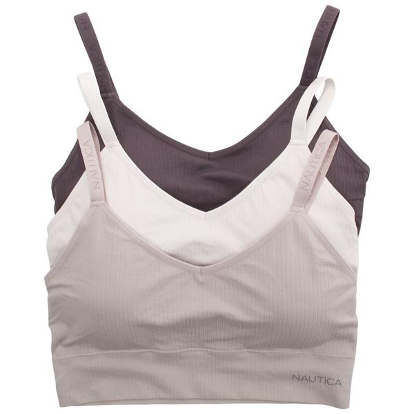 Plus Size Nautica 3pk. Seamless Lounge Bras - NT1731-3PKAK