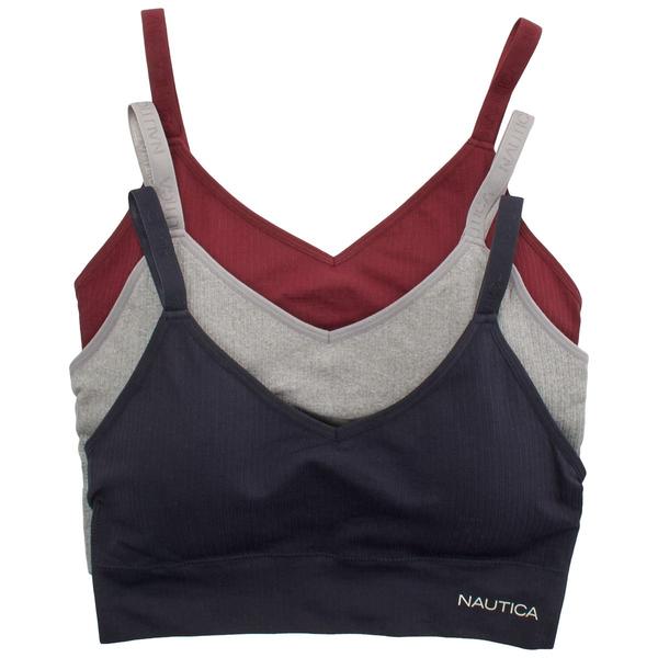 Plus Size Nautica 3pk. Seamless Lounge Bras - NT1731-3PKAL