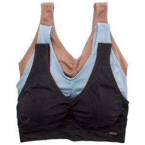 Plus Size Nautica 3pk. Comfort Bralette - NT2539-3PKU