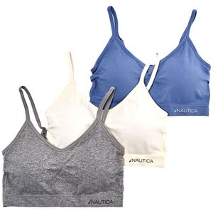 Womens Nautica 3pk. Plus Seamless Bralettes NT5117-3PKAO alternate view