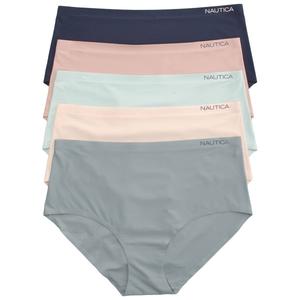 Womens Nautica 5pk. Laser Brief Panties - NT9626-5PKS alternate view