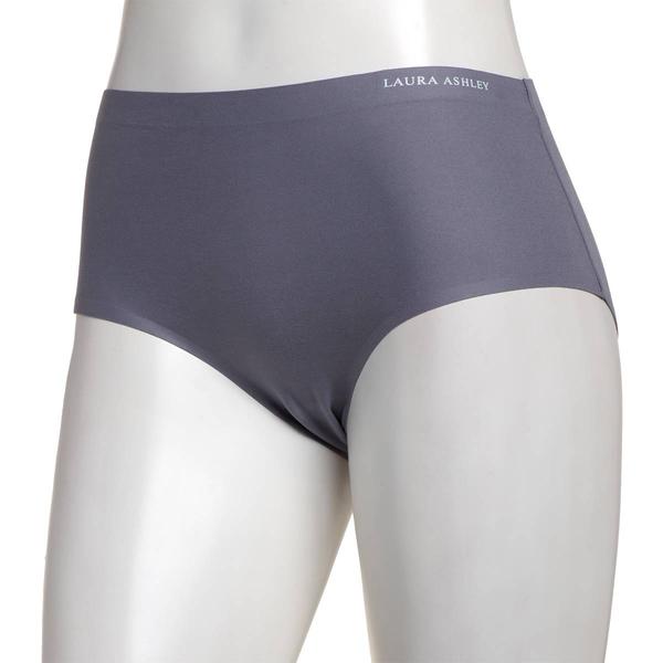 Womens Laura Ashley(R) Single Solid Brief Panties LS4063KW alternate view