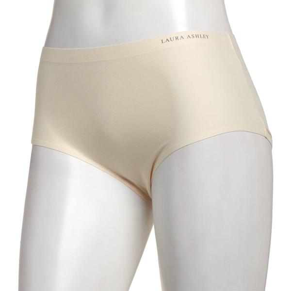Womens Laura Ashley(R) Brushed Micro Yellow Brief Panties LS4063KZ