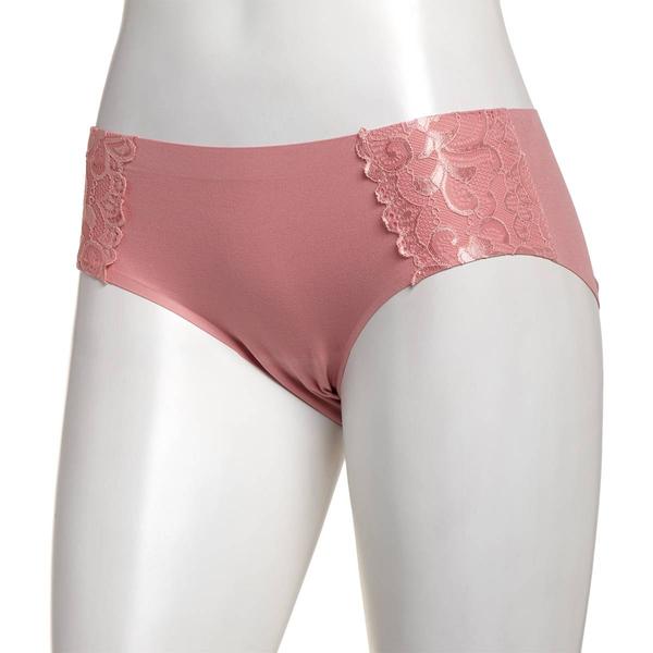 Womens Laura Ashley(R) Solid Lace Brief Panties - LS4733AE