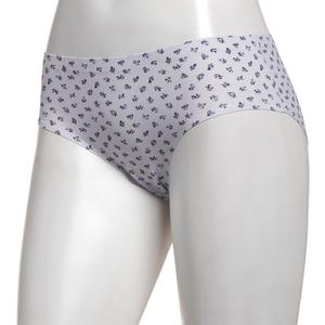 Womens Laura Ashley(R) Ribbed Nylon Hipster Panties - LS8444AO