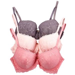 Womens Laura Ashley(R) 3pk. All Over Floral Push Up Bra LS6204-3PKE alternate view